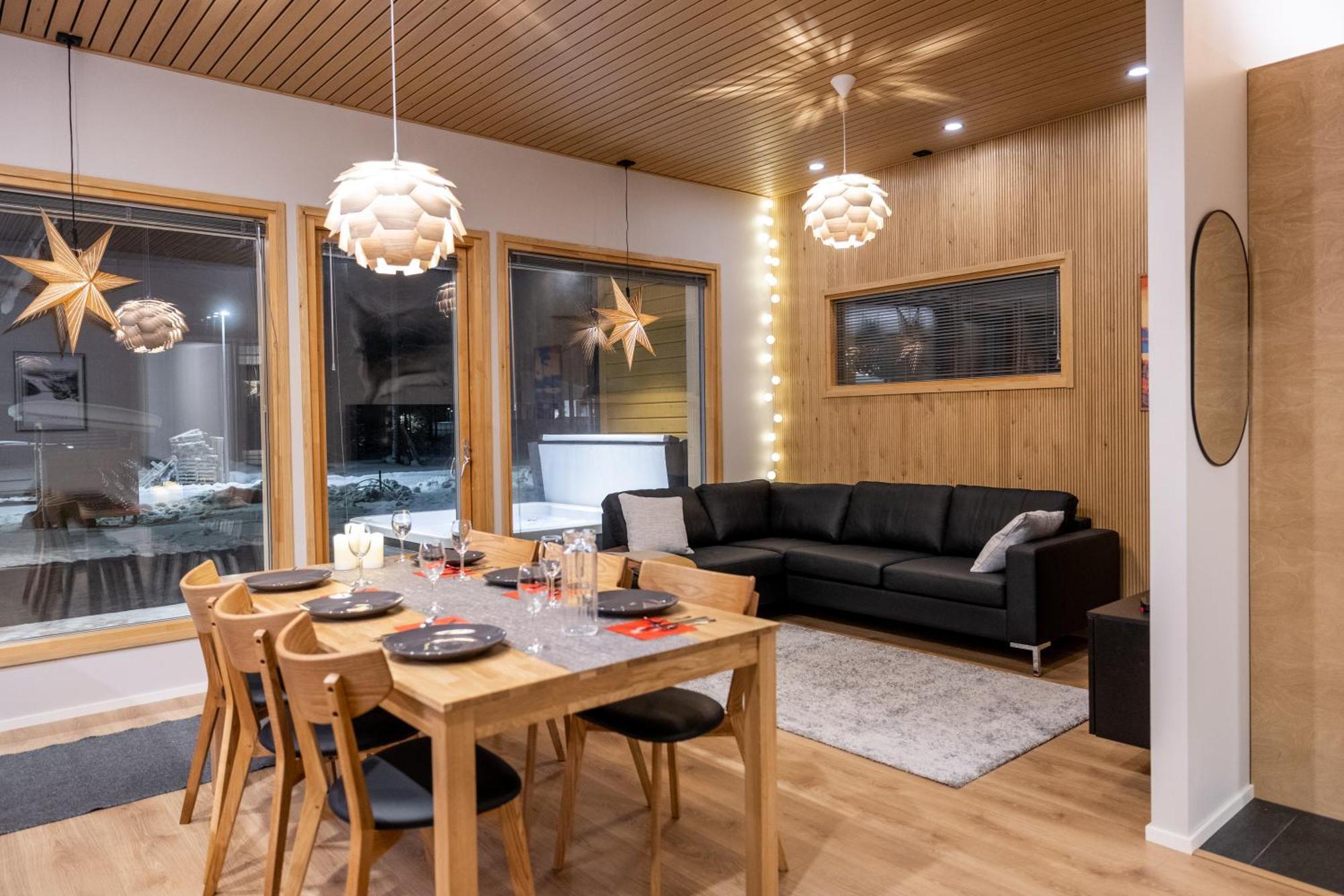 Premium Lapland Villa With Jaguzzi Rovaniemi Exterior foto